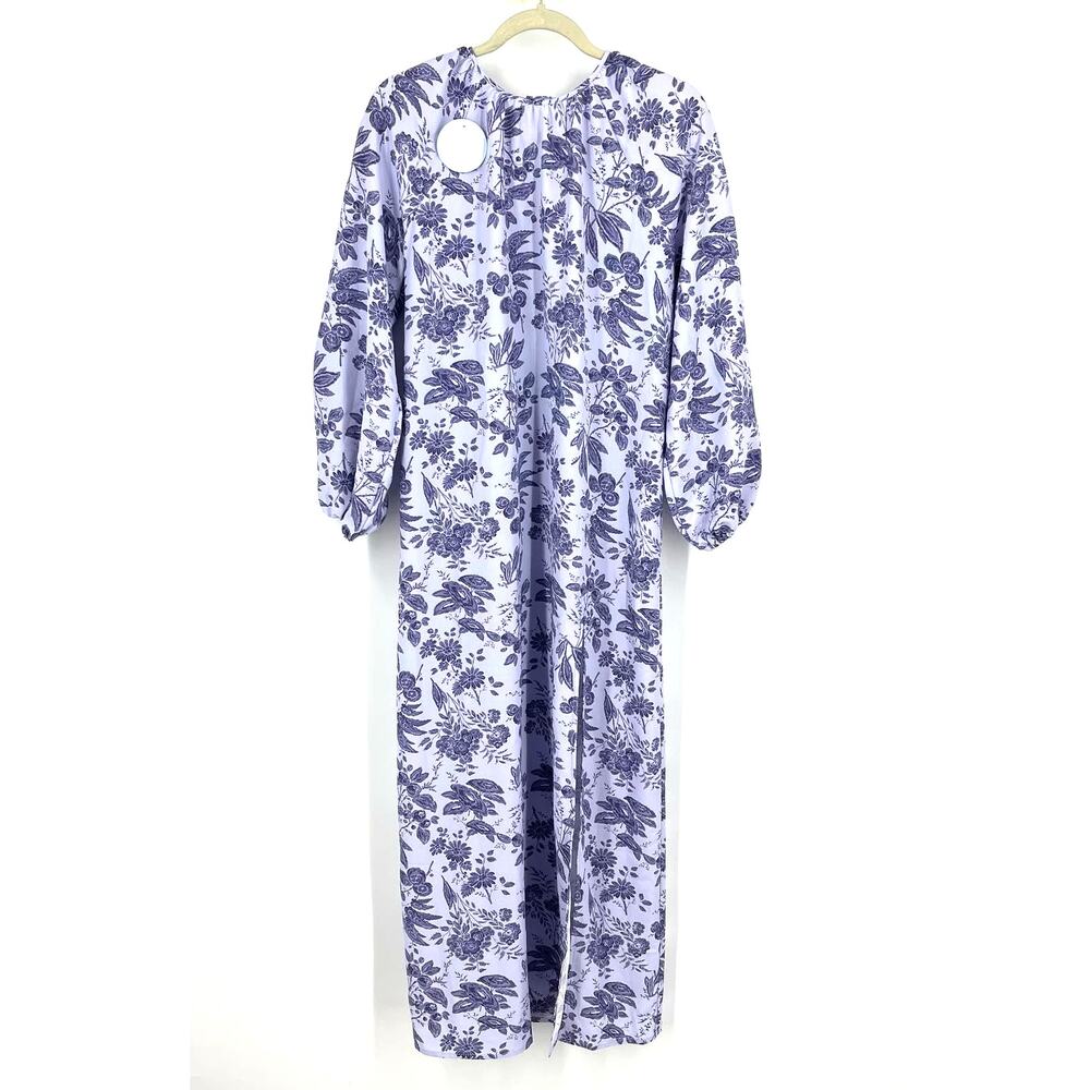 Hill House The Simone Dress‎ Lilac Tonal Floral Size XS NWT